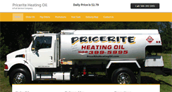 Desktop Screenshot of priceriteheatingoil.com